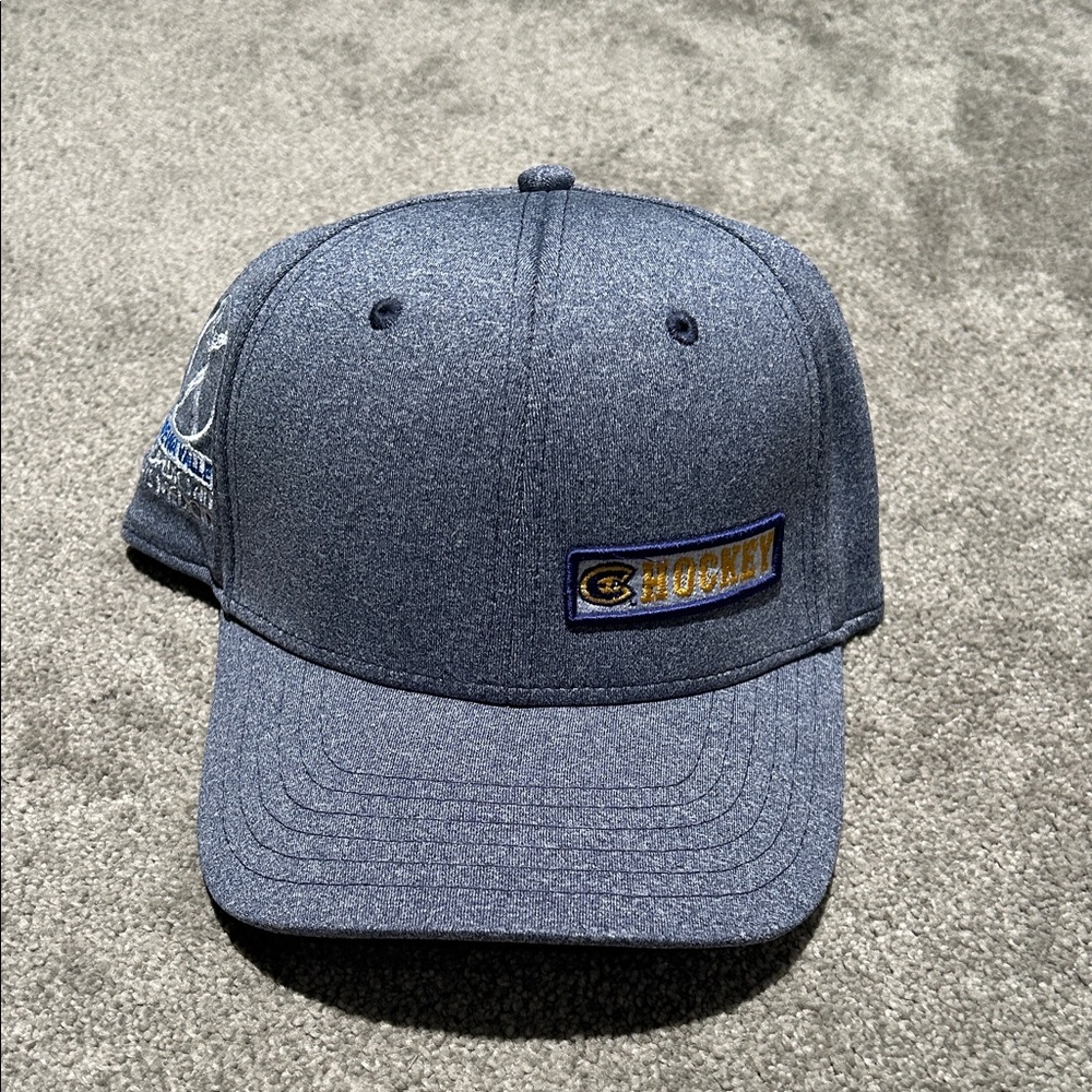 CCM Blue Hat with Gold Logo